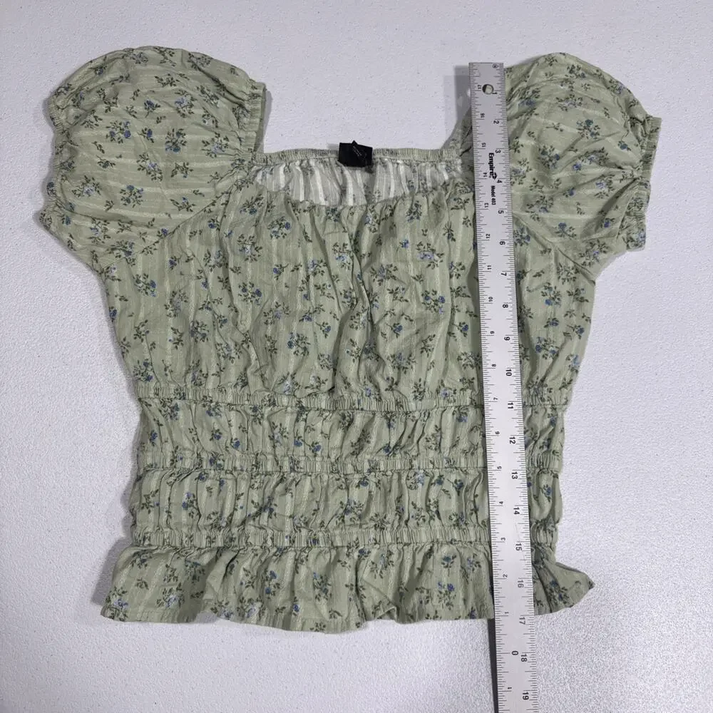 Girls Clothes Art Class Green Floral Top & Epic Threads Tiered Skirt Girls XL